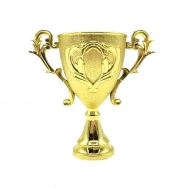 Imagem de Kit Mimo Tema Futebol: Lembrancinha Infantil Decoração de Mesa e Festa Esportiva DIY Aniversário Gincana Evento Escolar (12 Troféus Taça Campeão)