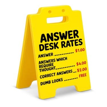 Imagem de Acessórios engraçados para decoração de escritório, placas de secretária engraçadas, taxas de secretária de respostas, sinal decorativo, cubículo, decoração presentes para colegas de trabalho