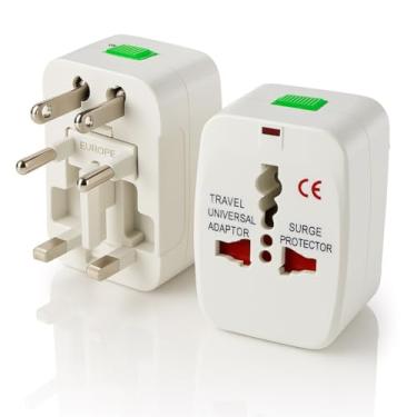 Imagem de Adaptador Tomada Universal Padrão Internacional 150 Países Viagem Bivolt(3)