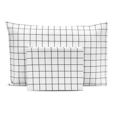 Imagem de Lençol Solteiro 2 pçs Elástico Estampado Percal 180 Fios 2025 - Bem Me