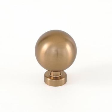 Imagem de NIBNIE 10 maçanetas de armário de cozinha bronze champanhe de 2,5 cm de diâmetro, puxador de gaveta retrô clássico vintage para gaveta armário cômoda guarda-roupa