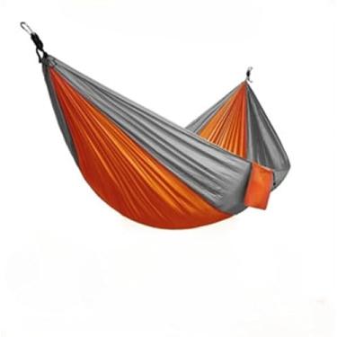 Imagem de Rede de Dormir, Rede de Descanso Casal com Mosquiteiro Camping 300kg(Laranja(sem mosquiteiro))