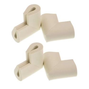 Imagem de 4 Protetor Quina Canto de Mesa Cantoneira EVA Bebê Crianças - Saz, Beg