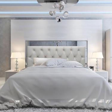 Imagem de Cabeceira Casal Luna Bege 140 X 60 Rbl, 3 meses, MDF/Pinus Tratado, Te