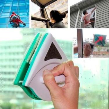 Imagem de Limpador de vidros magnetico janelas e portas duplo de mão - Prime