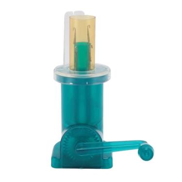 Imagem de SUNGOOYUE Carretel de Mão Ferramenta de tricô Fácil Tecelão Ferramenta de tricô Plástico Aço Inoxidável Uso Doméstico Perfeito para Entusiastas de Artesanato Diy (Verde)