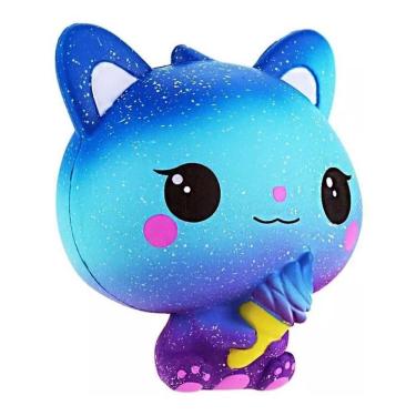 Imagem de Squish Fidget Anti Relief Toys Gatinho Galáxia
