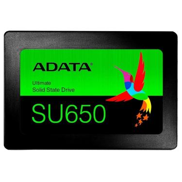 Imagem de SSD Adata SU650, 960GB, Sata III, Leitura 520MB/s e Gravação 450MB/s