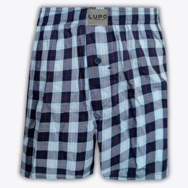 Imagem de Samba Canção Lupo Com Tecido Plano 18613, Azul marinho, GG