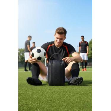 Imagem de Necessaire Grande Porta Chuteira Alça de Mão Esportes Calçado Tenis Pr
