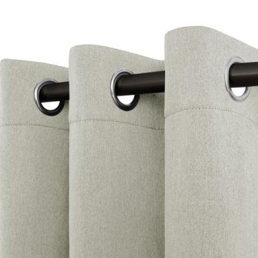 Imagem de Cortina Easy-Going Linen Look Blackout 107x213 cm Bege