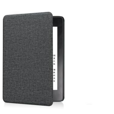 Imagem de Capa de Couro para Apoio da Mão Kindle Colorsoft 7 polegadas 12 Nova Protetora com Função Auto Sleep Mangueira Têxtil Tecido TPU Macio Design Slim Acesso a Botões Portas 2024kpw6