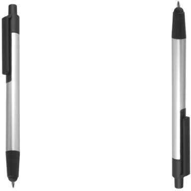 Imagem de Caneta Esferográfica em Metal, Ponta Touch, Escrita Azul, Corpo Cilíndrico, Ponta Fina, Grip Ergonômico, Multicolorido, 24 Unidades, para Colorir, a Partir de 3 Anos (Kit 2 Prata)