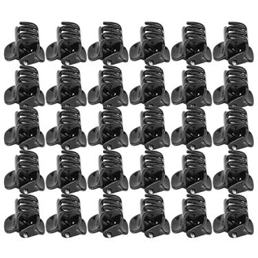 Imagem de XUXHOU Grampos de Cabelo 100 Peças de Plástico Mini Suporte de Braçadeira Com Forte Aderência Design Bonito para Acessórios de Cabelo Projetos Diy Meninas Mulheres Bebês Crianças