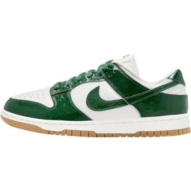 Imagem de Nike Tênis feminino Dunk Low, Fantasma/vela/ouro metálico/verde desfiladeiro, 34