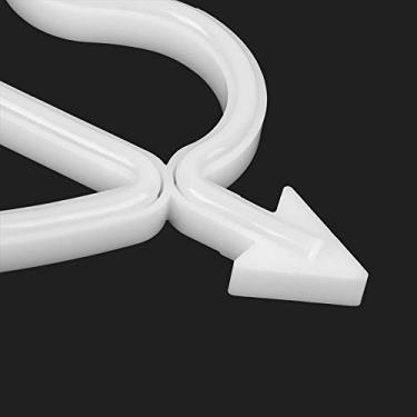 Imagem de KIMISS Adorável Forma do Coração LED Deco Wall Hanging Lamp for Bedroom & Dormitório - Luz de Neon Macia (Luz azul)