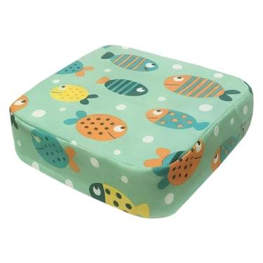Imagem de Fiocias Almofada para Cadeira, Assento Elevatório para Cadeira de Sala de Jantar, Almofada Verde para Meninos, Meninas E Crianças Pequenas.