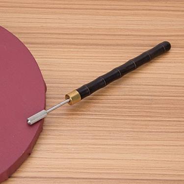 Imagem de aqxreight Aplicador de Caneta de Tintura de Borda Com Cabo de Sândalo DIY Couro Artesanato Ferramentas de Tratamento de BordaPreto como Projetos de Couro Tecidos Caneta Impressão Pode Tipos de