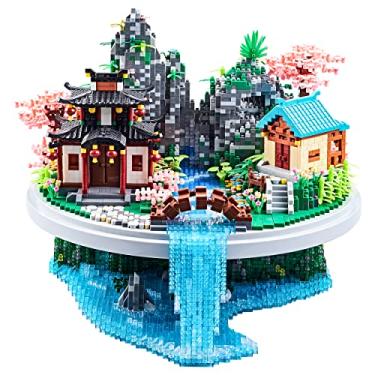 Imagem de JXRLMB Mini Blocos De Construção Arquitetura Chinesa Modelo De Coleção Peachtree Para Exibição Micro Bloco Mini Tijolo Para Adultos Brinquedo Criativo Decorativo Presente Para Crianças De 14 Anos Ou M