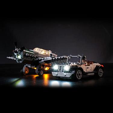 Imagem de BrickBling LED Light Compatible with Lego The Last Crusade Fighter Plane Chase 77012 Building Set (No Model, Lights Only), Creative Light Kit Compatible with Lego 77012 for Adult