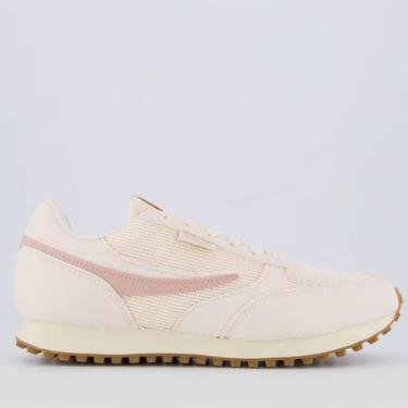 Imagem de Tênis Fila Renno Classic Feminino Rosa e Bege, 38
