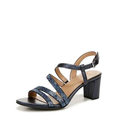 Imagem de Naturalizer Sandália feminina de salto Bridget4, Azul marinho francês, 40