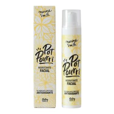 Imagem de Marina Smith Hidratante Facial Pot Pourri 50ml - Com Ácido Hialurônico, Lipossoma de Coenzima Q10 e Mix de Óleos Nobres (Jojoba, Rosa Mosqueta e Amêndoas) – Pele Normal a Seca