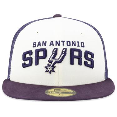 Imagem de Boné New Era 59Fifty Fitted Trucker NBASan Antonio Spurs Sunset Masculino-Masculino