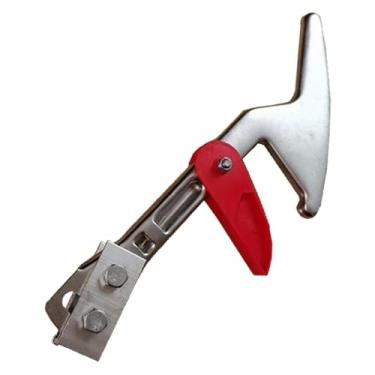 Imagem de Baoblaze Trava de degrau para escada extensível em liga de alumínio, estável, fácil de instalar, gancho profissional robusto para escada telescópica, Parafuso Direito de 4.5 Cm