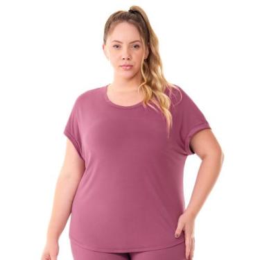 Imagem de Blusa Fitness Plus Modelagem Ampla Dusty Pink - Zee Rucci, G2
