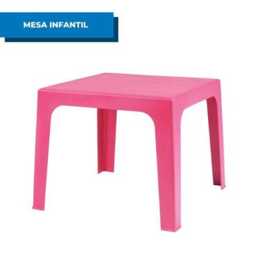 Imagem de Mesa Infantil Kids Rosa / Azul Mesinha para Criança - Mor Kids, Rosa