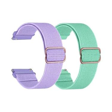 Imagem de Pulseira De Relógio De Nylon Com Laço Elástico De 18/20mm Para Relógio