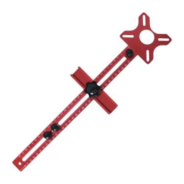 Imagem de predolo Suporte para ranhura de fresagem com tupia, acessórios para gabarito de corte circular com tupia, ferramenta para marcenaria