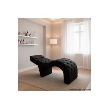 Imagem de Maca de Estética para Massagem Cílios Fixa Lash Estofada (Preto)