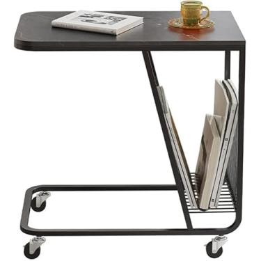 Imagem de Mesa de chá pequena mesa de centro mesa lateral sala de estar móvel pequena mesa de canto várias mesa de cabeceira pequena mesa quadrada (cor: D, tamanho: 30 * 50 * 60 cm) (D 60 * 60 * 35 cm)