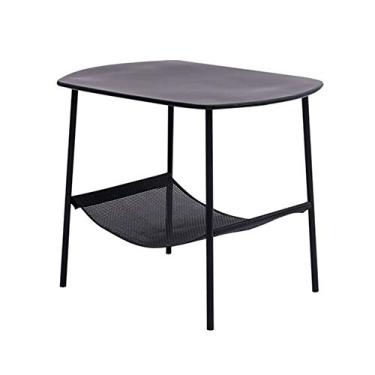 Imagem de Mesa de centro nórdica, mesa de centro, sala de estar, pequena, quadrada, revista, mesa de cabeceira