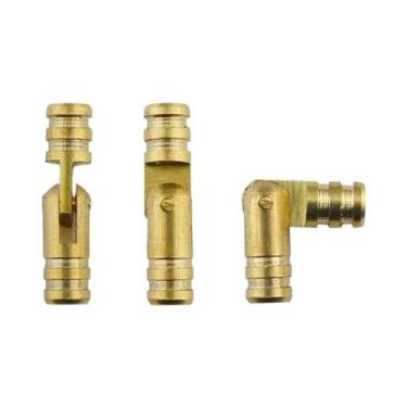 Imagem de Dobradiças De Cilindro Ocultas Em Latão 10 Peças Hardware Invisível Pa