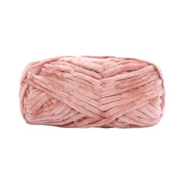 Imagem de Fio De Lã De Veludo Super Macio 100g Material De Tricô Grosso Para Cha
