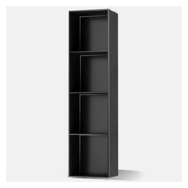 Imagem de Prateleira de nicho de chuveiro de aço inoxidável, inserção de metal quadrada impermeável para banheiro, organizador de armazenamento de higiene para quarto, cozinha e sala de estar, preto 120 x 28 x