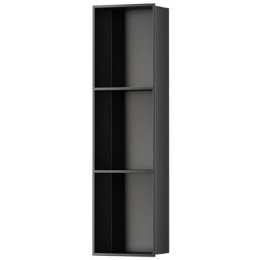 Imagem de Nicho de chuveiro de aço inoxidável impermeável, prateleira de armazenamento embutida para banheiro/cozinha/sala de estar, design quadrado 26 x 13 x 104 cm - ideal para artigos de higiene pessoal e