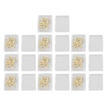 Imagem de Clipes de papel dourados em forma de flor galvanoplastia fofos clipes de papel divertidos para escritório material escolar metal 100 peças