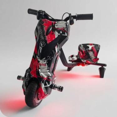 Imagem de Drift Eletrico Triciclo Infantil 3 Rodas 150w Bluetooth Led - Avith