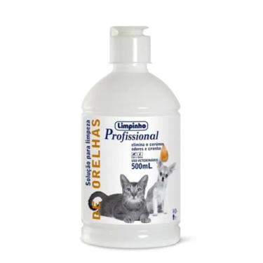 Imagem de Solucao Limpeza Orelhas Limpinho Cães e Gatos 500 ml