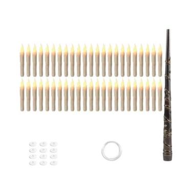 Imagem de Velas Flutuantes LED De Halloween Com Controle Remoto, Varinha Mágica,