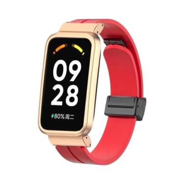 Imagem de Pulseira Magnética De Silicone Para Xiaomi Mi Band 9/8 E Redmi Band 2 