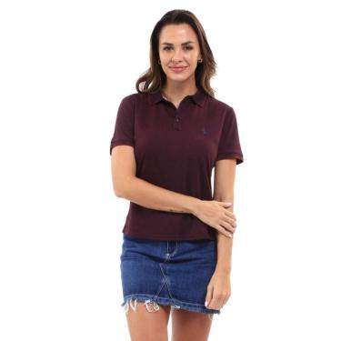 Imagem de Camisa Polo Feminina Manga Curta Piquet Dia a Dia