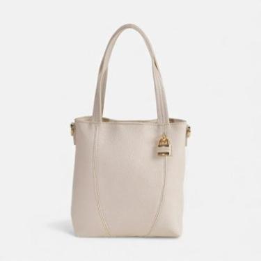 Imagem de Bolsa Via Marte Bucket Bag Off White-Feminino