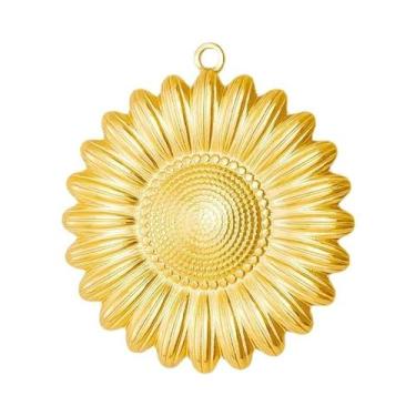 Imagem de Pingentes De Plantas Em Aço Inoxidável Banhado a Ouro, 10 Peças, Com D