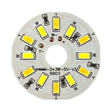Imagem de Placa De Luz LED Branca Quente Regulável 3W 5730 2835 SMD 3000K 6000K 
