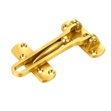 Imagem de Tranca para Porta Pega Ladrao Dourado Aço Inox Mixso